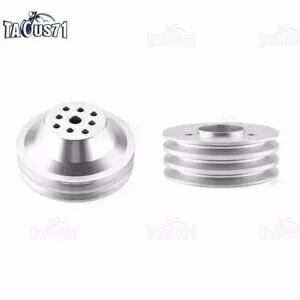 ウォーターポンプ + クランクシャフトプーリー BBC ビッグブロックシボレー 396-454 ショートウォーターポンプ Water Pump + Crankshaft Pulleys For BBC Big Block Chevy 396-454 Short Water Pump 【並行輸入品】
