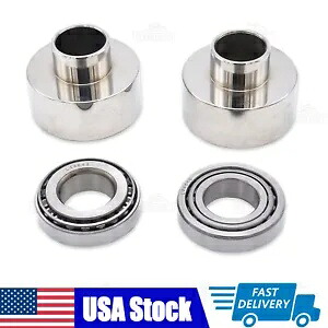 フロントエンドフォークネックカップキット 7/8インチから1インチ ハーレーアイアンヘッドスポーツスター1952-1981用 Front End Fork Neck Cup Kit 7/8\