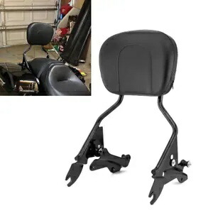 グロスブラック バックレスト シーシーバー ドッキング付き 2014-2024 ハーレー ロードキング スペシャル用 Gloss Black Backrest Sissy Bar w/ Docking For 2014-2024 Harley Road King Special 【並行輸入品】 45,045円