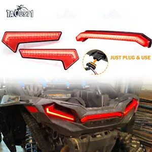リア LED センターテールライトレッドブレーキライトポラリス RZR XP 1000/ターボ 2019-23 Rear LED Center Tail Light Red Brake Light For Polaris RZR XP 1000/Turbo 2019-23 【並行輸入品】