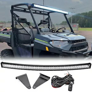 ルーフ 52 インチ湾曲 LED ライトバーマウントワイヤーキットポラリスレンジャー SP 570/XP 1000 用 Roof 52\