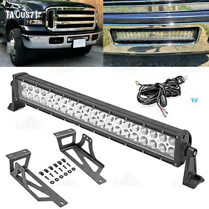 22 インチ LED ライトバーバンパーマウントブラケットワイヤー 05-07 フォード Superduty F-250 F-350 用 22\