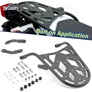 スチールリアテールトップケースマウント荷物貨物ラックキャリアヤマハ XT250 08+ Steel Rear Tail Top Case Mount Luggage Cargo Rack Carrier For Yamaha XT250 08+ 【並行輸入品】