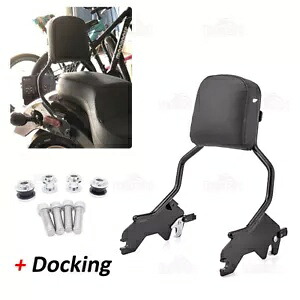 取り外し可能なバックレストアップライトシーシーバー & ドッキングソフテイル FLSB FXLR FXLRST 18+ Detachable Backrest Upright Sissy Bar & Docking For Softail FLSB FXLR FXLRST 18+ 【並行輸入品】