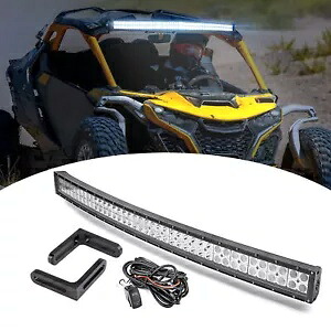 WEISEN 2017-UP Can Am Maverick X3 ルーフ 42 インチ LED ライトバーマウントワイヤーキットに適合 WEISEN Fit for 2017-UP Can Am Maverick X3 Roof 42\