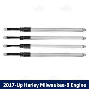 M8 調整可能なプッシュロッドキット 2017-UP ハーレー ミルウォーキー エイト ツーリング ソフテイル用 M8 Adjustable Pushrods Kit For 2017-UP Harley Milwaukee Eight Touring Softail 【並行輸入品】