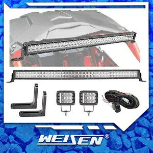 Can-Am Maverick X3 42インチ湾曲ライトバーマウントキットサイドシューターポッド用 For Can-Am Maverick X3 42'' Curved Light Bar Mount Kit Side Shooter Pods 【並行輸入品】