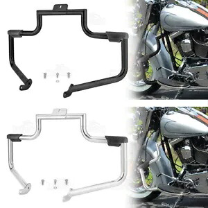 口ひげエンジンガードハイウェイクラッシュバーハーレーソフテイル FLS FLSTS FLSTN 00-17 Mustache Engine Guard Highway Crash Bar For Harley Softail FLS FLSTS FLSTN 00-17 【並行輸入品】