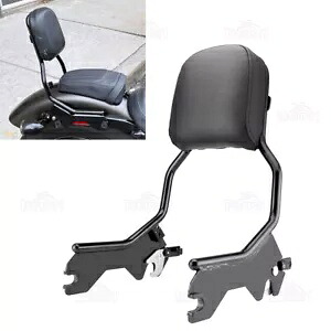 取り外し可能なバックレスト シーシーバー ハーレー ソフテイル ストリート ボブ FXBB FXBBS 2018-2024用 Detachable Backrest Sissy Bar For Harley Softail Street Bob FXBB FXBBS 2018-2024 【並行輸入品】