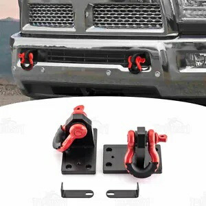 フロント牽引フック D リングシャックルキット Ram 2500 10-11 12 13 14 15 16 17 18 19用 Front Tow Hook D ring Shackle Kit for Ram 2500 10-11 12 13 14 15 16 17 18 19 【並行輸入品】