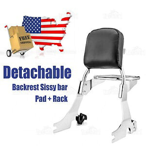 バックレスト シーシーバー & 荷物ラック 2004 年以降のハーレー スポーツスター アイアン XL 1200 883 48 用 Backrest Sissy Bar & Luggage Rack For 2004+ Harley Sportster Iron XL 1200 883 48 【並行輸入品】