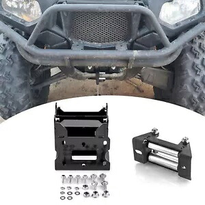 ウインチマウントプレート+4 7/8インチローラーフェアリードポラリススポーツマン400 450 500 550用 Winch Mount Plate+4 7/8\