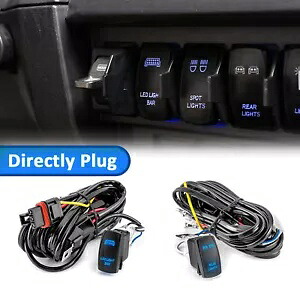 WEISEN LED ライトバー & LED リアライトワイヤーキット Polaris 一般パルスバスバー用 WEISEN LED Light Bar & LED Rear Lights Wire Kit For Polaris General Pulse Busbar 【並行輸入品】