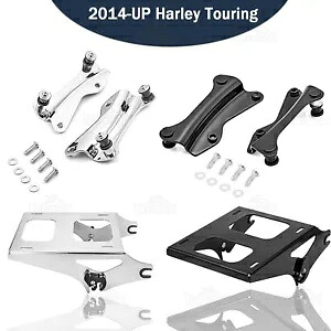 Two Up ツアーパックマウント 荷物ラック/4 点ドッキングキット ハーレーツーリング 14-UP 用 Two Up Tour Pack Mount Luggage Rack/4 Point Docking Kit For Harley Touring 14-UP 【並行輸入品】