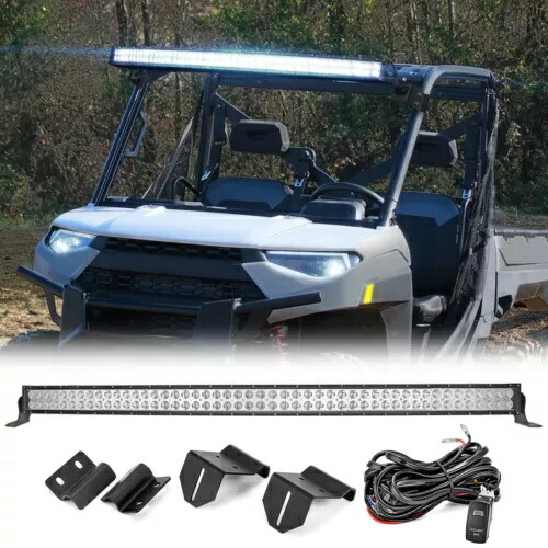 WEISEN 50 インチ LED ライトバー + ルーフマウント + ワイヤー 2013-2024 ポラリスレンジャー 900 1000 WEISEN 50\