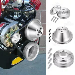 クランクシャフト + オルタネーター + ウォーターポンプ V ベルトプーリーキットスモールブロックフォード 302 351C Crankshaft+Alternator+Water Pump V-Belt Pulley Kit For Small Block Ford 302 351C 【並行輸入品】