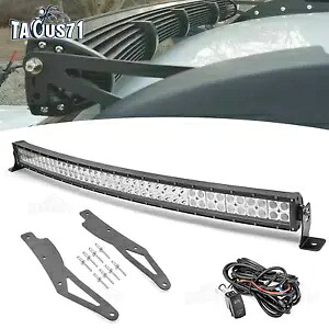 トヨタ タコマ 2005-2015 - 240W 42 インチ LED ライトバー + ルーフ取付ブラケット + ワイヤー for Toyota Tacoma 2005-2015 - 240W 42\