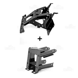 パウダーコーティングされたフェアリングブラケットラジオキャディマウントハーレーロードグライド CVO 2015+ Powder Coated Fairing Bracket Radio Caddy Mount For Harley Road Glide CVO 2015+ 【並行輸入品】