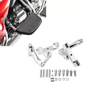 クローム調整可能なパッセンジャーフロアボードマウントキット ハーレーツーリングストリートグライド Chrome Adjustable Passenger Floor Board Mount Kit Harley Touring Street Glide 【並行輸入品】