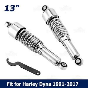 WEISEN ダイナ 13 インチ リアショック ハーレー ダイナ ファット ボブ ロー ライダー ワイド グライド 91-17 用 WEISEN Dyna 13\