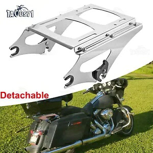2-up ツアーパック Pak トランクマウントラック荷物ブラケット 09-13 ハーレーツーリング用 2-up Tour Pack Pak Trunk Mounting Rack Luggage Bracket For 09-13 Harley Touring 【並行輸入品】