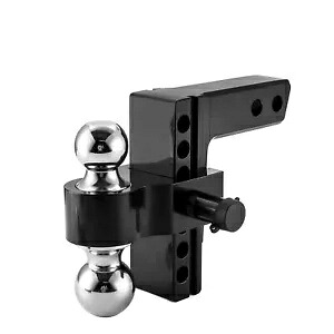 2 インチ レシーバー 6 インチ ドロップ/ライズ ヒッチ ボール マウント ロック付き フォード F-150 F-250 F-350用 2'' Receiver 6'' Drop/Rise Hitch Ball Mount with Lock For Ford F-150 F-250 F-350 【並行輸入品】