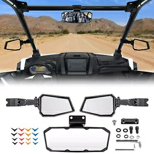 オフロードリアサイド&センターミラーセット 2020-2024 Polaris RZR PRO XP / XP 4用 Off-Road Rear Side & Center Mirrors Set For 2020-2024 Polaris RZR PRO XP / XP 4 【並行輸入品】