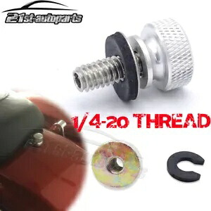 ハーレーツーリングダイナソフテイル用リアフェンダーシートボルトナットベース&アルミネジ For Harley Touring Dyna Softail Rear Fender Seat Bolt Nut Base & Aluminum Screw 【並行輸入品】
