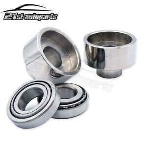 クローム フォーク ネック カップ変換ベアリング キット 52-81 ハーレー スポーツスター アイアンヘッド用 Chrome Fork Neck Cups Conversion Bearing Kit For 52-81 Harley Sportster Ironhead 【並行輸入品】