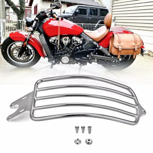 One Up ソロシート 荷物ラックキット 2015-2022 2024 インディアン スカウト Scout Sixty 60 用 One Up Solo Seat Luggage Rack Kit For 2015-2022 2024 Indian Scout Scout Sixty 60画像