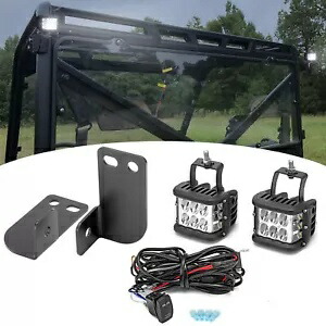 ポラリスレンジャー XD 1500 クルー用リアバックアップ 60 ワット LED ライトポッドマウントワイヤーキット Rear Backup 60W LED Light Pod Mount Wire Kit For Polaris Ranger XD 1500 Crew 【並行輸入品】