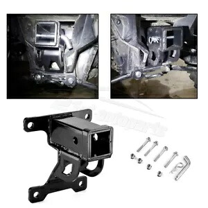 UTV ブラックスチール リアレシーバーヒッチ 2インチ アタッチメント ポラリス RZR PRO XP 2020+用 UTV Black Steel Rear Receiver Hitch 2\