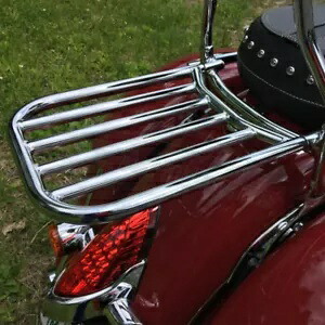 インディアン チャレンジャー 2020-2024 用クローム取り外し可能なシーシーバー荷物ラック ホルダー Chrome Detachable Sissy Bar Luggage Rack Holder For Indian Challenger 2020-2024 【並行輸入品】