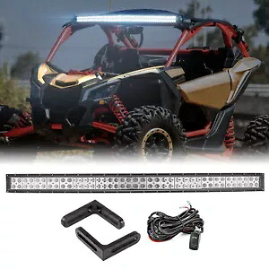 ルーフ 42 インチ湾曲 LED ライトバーマウントワイヤーキット Can Am Maverick X3 Max XRS XDS 用 Roof 42\