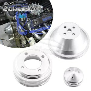 ビレットアルミニウム V ベルトプーリーキット 302 351W 351C 351M 400 エア A/C ヴィンテージクラシック Billet Aluminum V-Belt Pulley Kit 302 351W 351C 351M 400 Air A/C Vintage Classic 【並行輸入品】