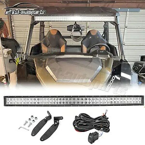 2016-2024 ポラリス一般 XP 1000 42 インチ LED カーブライトバー + ルーフマウント + ワイヤー For 2016-2024 Polaris General XP 1000 42\