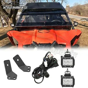 ヤマハ YXZ1000R 2016-2024 サイド A ピラースポットフォグ LED ライトポッドマウントワイヤー For YAMAHA YXZ1000R 2016-2024 Side A-Pillar Spot Fog LED Light Pods Mount Wire 【並行輸入品】