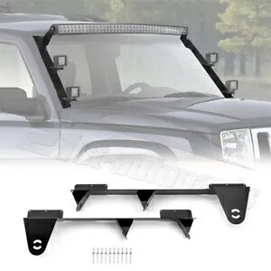 54 インチ ライトバー A ピラー取付ブラケット ジープ コマンダー XK 05-06 07 08 09 10用 54'' Light Bar A-Pillar Mounting Bracket For Jeep Commander XK 05-06 07 08 09 10 【並行輸入品】