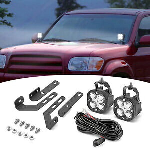 40 ワット LED ポッド溝ライトマウントワイヤーキットトヨタタンドラ 2000-01 02 03 04 05 06 40W LED Pod Ditch Light Mount Wire Kit For Toyota Tundra 2000-01 02 03 04 05 06 【並行輸入品】