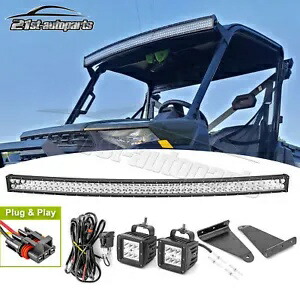 ルーフ 50 インチ LED ライトバーマウントワイヤー + ポッドポラリスレンジャー XP1000 SP570 バスバー Roof 50'' LED Light Bar Mounts Wire+Pods For Polaris Ranger XP1000 SP570 Bus bar 【並行輸入品】