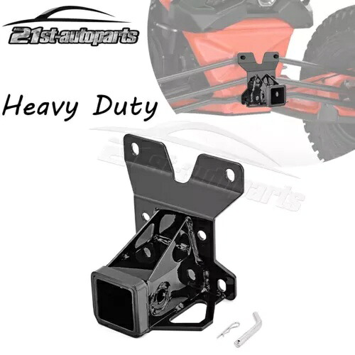 ヘビーデューティ リア 2インチ Saquare レシーバー ヒッチ 2017-2021 Can-Am Maverick X3 ターボ用 Heavy Duty Rear 2\