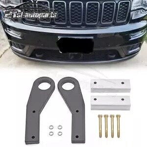 ブラックフロント牽引フック回復ポイントジープグランドチェロキー WK2 2011-2021 2022 Black Front Tow Hook Recovery Point For Jeep Grand Cherokee WK2 2011-2021 2022 【並行輸入品】