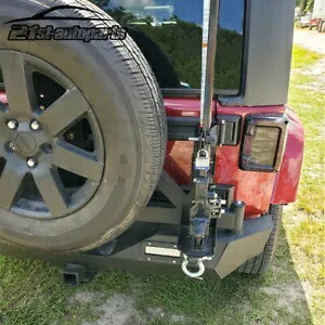 オフロード リア ハイリフト ジャック テールゲート マウント ブラケット ジープラングラー JL 2018-24用 Off-Road Rear High Lift Jack Tailgate Mount Bracket For Jeep Wrangler JL 2018-24 【並行輸入品】
