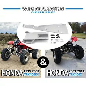 ATV ホンダ TRX400EX 400EX フルシャーシ グライド スイング アーム スキッド プレート保護に適合 Fit ATV HONDA TRX400EX 400EX Full Chassis Glide Swing Arm Skid Plate Protection 【並行輸入品】
