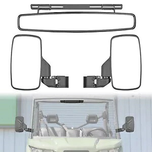 飛散防止サイドミラー + 凸面センターミラーキット 2016-2024 Can am Defender 用 Shatter-proof Side Mirror+Convex Center Mirror Kit For 2016-2024 Can am Defender 【並行輸入品】 40,755円