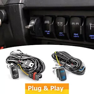 LED ライトバー + リアライト ワイヤーハーネス ポラリス RZR PRO XP/PRO R パルスバスバー用 LED Light Bar+Rear Lights Wire Harness For Polaris RZR PRO XP/PRO R Pulse Busbar 【並行輸入品】