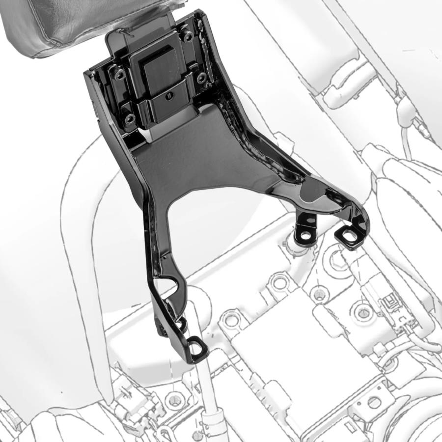 2020+ インディアン チャレンジャー パシュート ライダー ドライバー バックレスト マウント ブラケット 2884178 For 2020+ Indian Challenger Pursuit Rider Driver Backrest Mount Bracket 2884178 【並行輸入品】