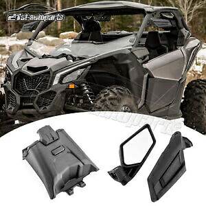 UTV サイドリアミラー + タブレット電話ホルダー 2017-2024 Can Am Maverick X3 MAX 用 UTV Side Rear Mirrors+Tablet Phone Holder for 2017-2024 Can Am Maverick X3 MAX 【並行輸入品】