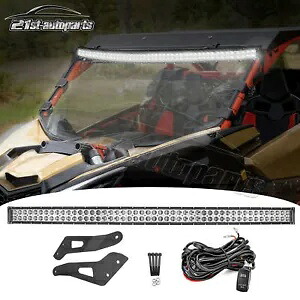 17+ Can-Am Maverick X3 Max ルーフ 50 インチ カーブ LED ライトバー マウント ブラケット ワイヤー用 For 17+ Can-Am Maverick X3 Max Roof 50'' Curved LED Light Bar Mount Bracket Wire 【並行輸入品】 45,540円