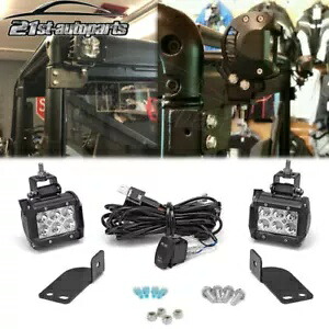 13-24 ポラリスレンジャー 570/900/1000 フルサイズポッド LED リアテールライトマウントキットに適合 Fit 13-24 Polaris Ranger 570/900/1000 Fullsize Pod LED Rear Tail Light Mount Kit 【並行輸入品】